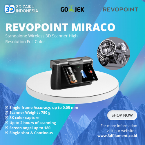 Revopoint Miraco Standalone Wireless 3D Scanner High Resolution Full Color - Miraco Pro 32GB
